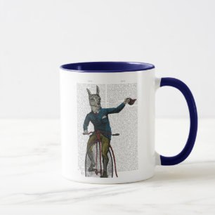 Llama auf Bike Tasse