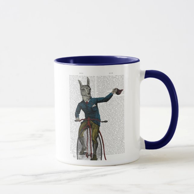 Llama auf Bike Tasse (Rechts)