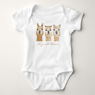 Llama Baby Outfit Strampler