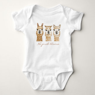 Llama Baby Outfit Strampler