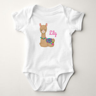 Llama Baby Strampler