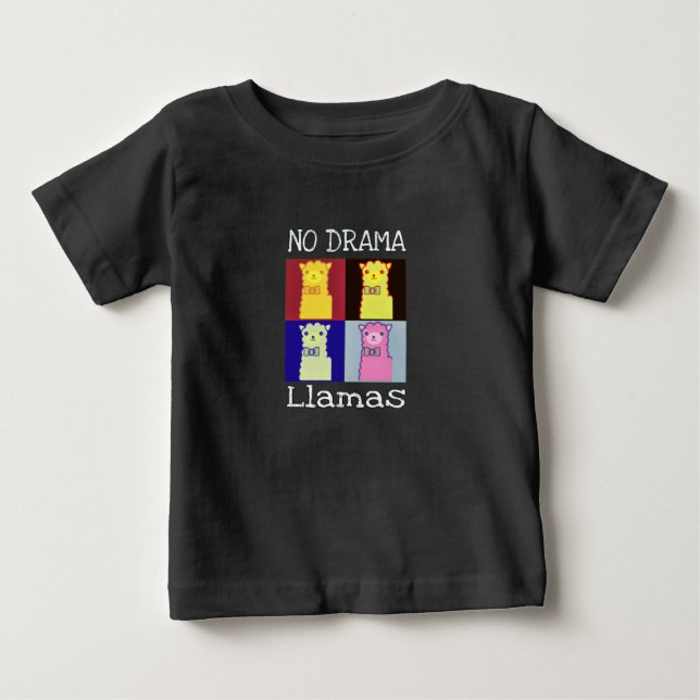 Llama Baby T-shirt (Vorderseite)