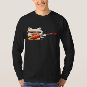 Llama Banjo Niedlich Alpaca Musikinstrument T-Shirt