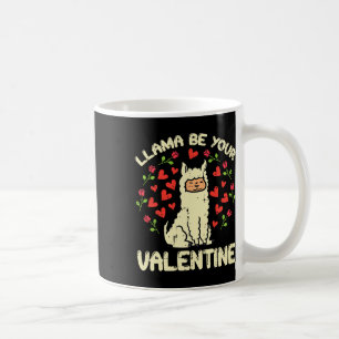 Llama be your Valentine Niedlich Alpaca Männer Fra Kaffeetasse