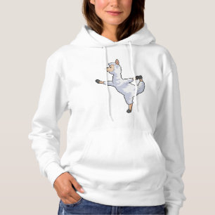 Llama bei der Yoga-Fitness Hoodie