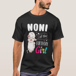 Llama Birthday Noni of the Birthday Girl Women T-Shirt