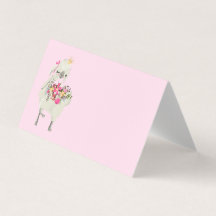 Llama Birthday Party Menu Cards