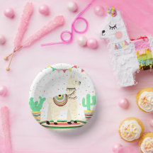 Llama Birthday Party Paper Teller