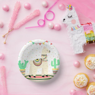 Llama Birthday Party Paper Teller