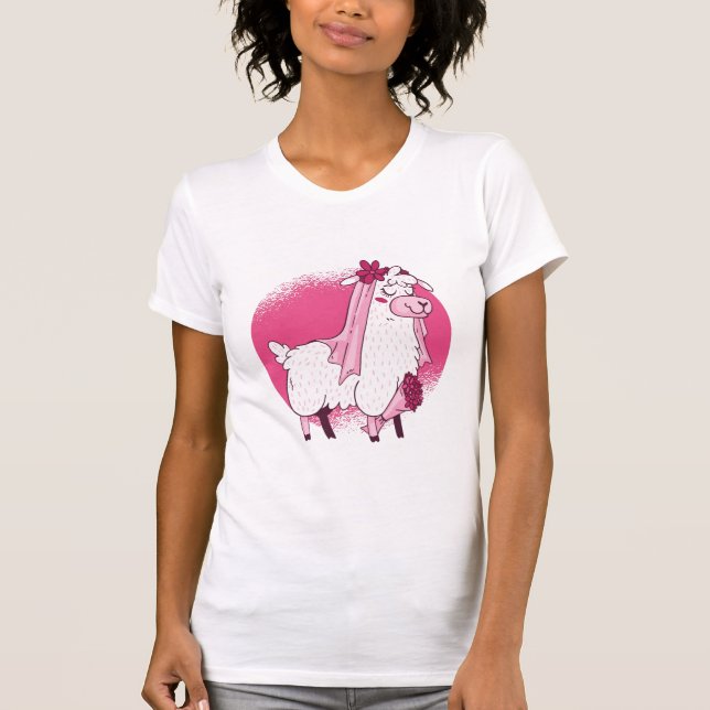 Llama Bride T-Shirt (Vorderseite)