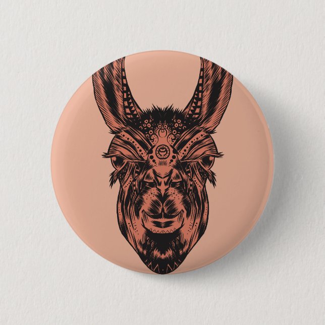 Llama Button (Vorderseite)