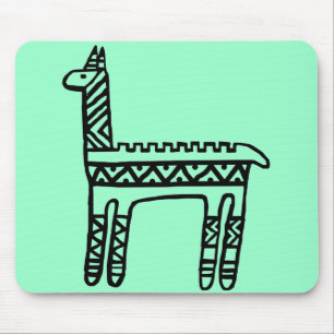 Llama-BW Mousepad