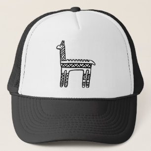 Llama-BW Truckerkappe