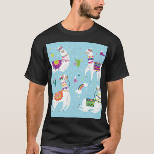 Llama & Cactus: Niedliches Vintages Set T-Shirt