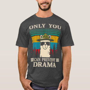 Llama Camping nur Sie können Drama Geschenke verhi T-Shirt