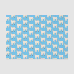 Llama cartoon seidenpapier