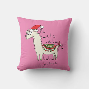 Llama Christmas Kids Niedlich Funny Kissen