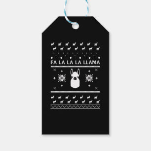 Llama Christmas Sweater Shirt Geschenkanhänger