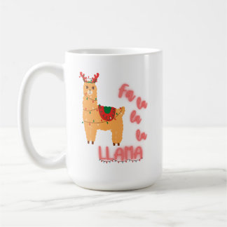 Llama Christmas Tasse