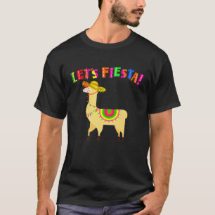 Llama Cinco de Mayo-Alpaka-Outfit Mexikanische Par T-Shirt
