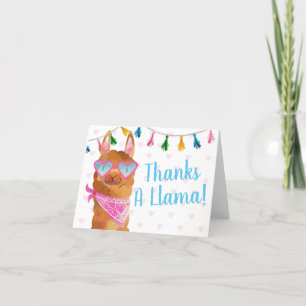 Llama danke Ihnen, dass Sie Karten haben