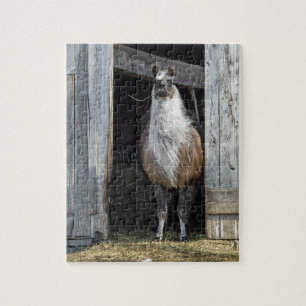 Llama, den Tag grüßen Puzzle