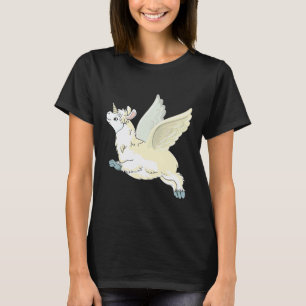 Llama Einhorn für Mädchen Jungen Frauen T-Shirt