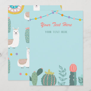 Llama-Einladung für jedes Ereignis Einladung