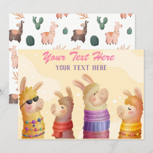 Llama-Einladung für jedes Ereignis Einladung