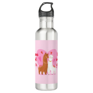 Llama Erzähl dir  Edelstahlflasche