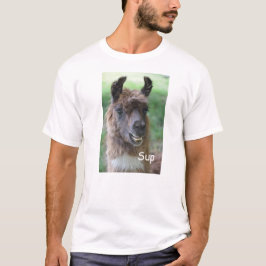 Llama Face Sup T - Shirt