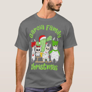 Llama-Familie Männer Frauen Und Kinder Garcia Fami T-Shirt