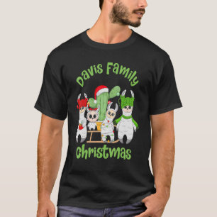 Llama Family Men Women & Kids Davis Family Chris T-Shirt