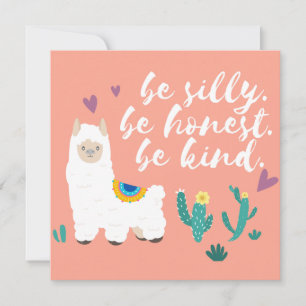 Llama Feiertagskarte