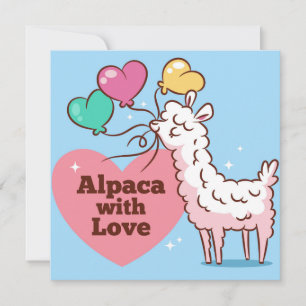 Llama Feiertagskarte