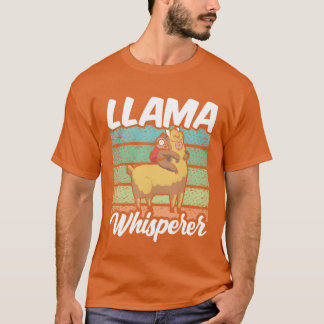 Llama-Flüsterer Llamas Sprüche Süßes Tier Junge T-Shirt