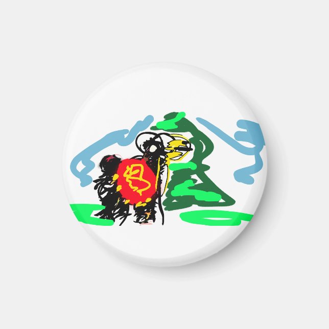 Llama  fun   magnet (Vorne)