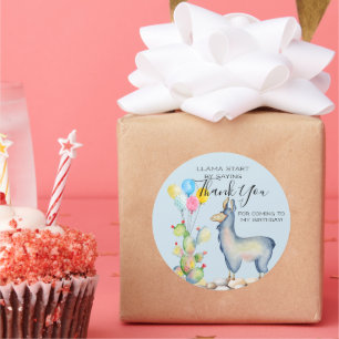 Llama Gastgeschenk Stickers