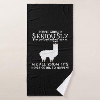 Llama-Geschenk| Die Menschen sollten Badehandtuch