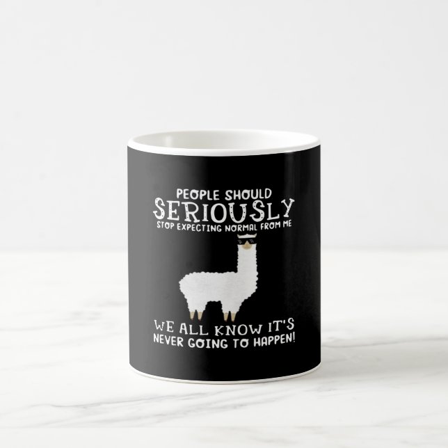 Llama-Geschenk| Die Menschen sollten Kaffeetasse (Mittel)