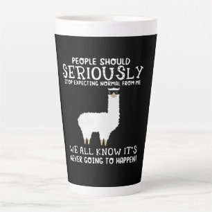 Llama-Geschenk  Die Menschen sollten Milchtasse