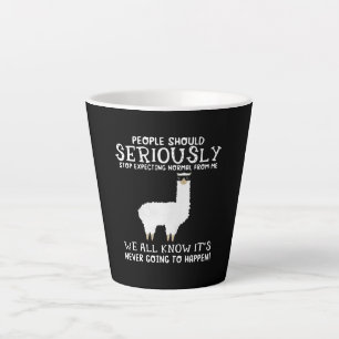 Llama-Geschenk  Die Menschen sollten Milchtasse
