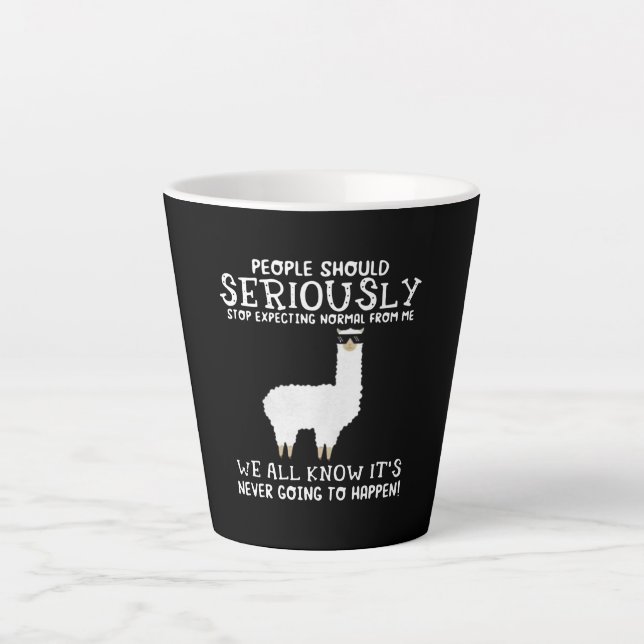 Llama-Geschenk| Die Menschen sollten Milchtasse (Vorderseite)