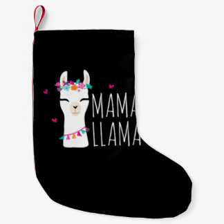 Llama-Geschenk| Mama Llama Kleiner Weihnachtsstrumpf