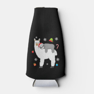 Llama Gift | Llama Together Monkey Funny Flaschenkühler