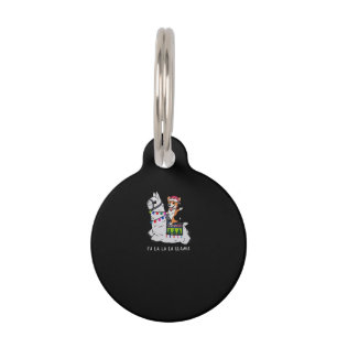 Llama Gift   Llama und Hund zusammen Sing Haustiermarke