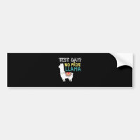 Llama Gift | Test Day No ProbLlama Funny Costume