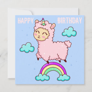 Llama Holiday Card Feiertagskarte