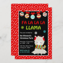 Llama Holiday Weihnachts-Party