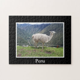 Llama Inca Wandern im Val Piora Puzzle